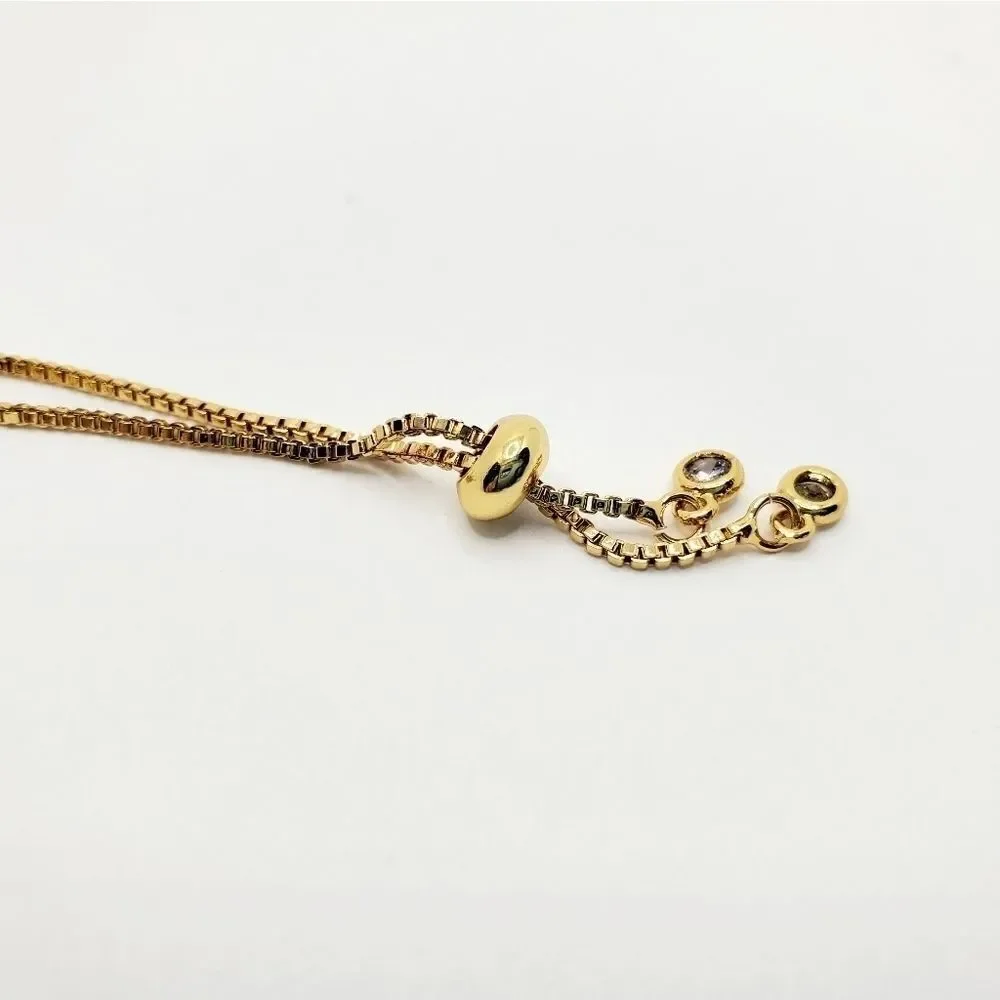 Hand Crafted Evil Eye Adjustable Slider Bracelet